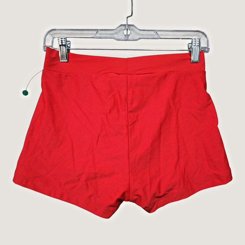 NWT Bellecarrie Women’s Medium Red Boy Shorts Swim Bottoms ONLY Lined Athletic - Picture 2 of 6